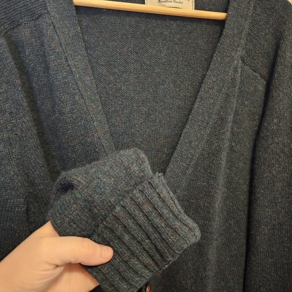 Woolrich Men's Classic Green Cardigan - Picture 5 of 6